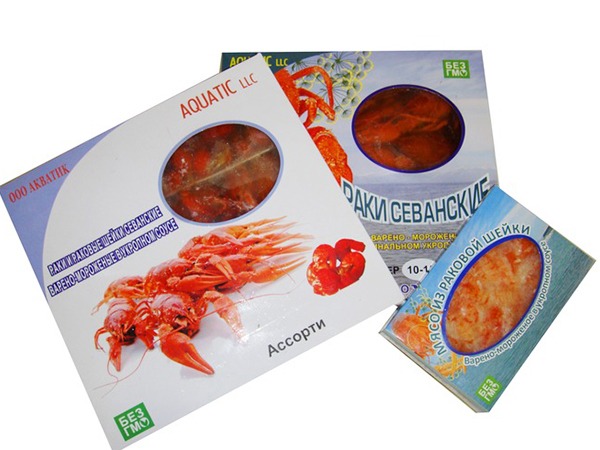 Раки в ассортименте в Мурманске