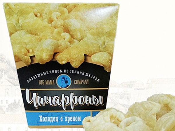 Чичарроны со вкусом холодца и хрена в Мурманске