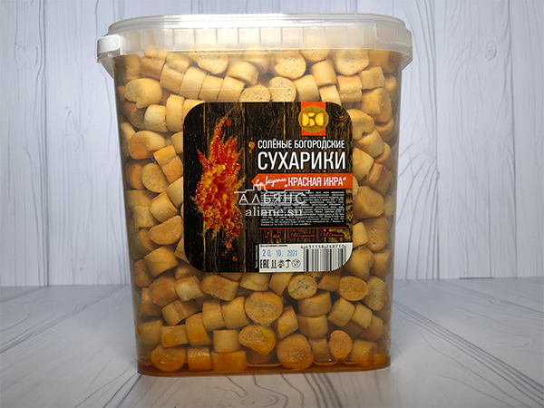 Сухарики с красной икрой в Мурманске