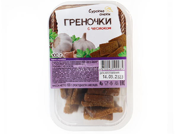 Сурские гренки с Чесноком (100 гр) в Мурманске