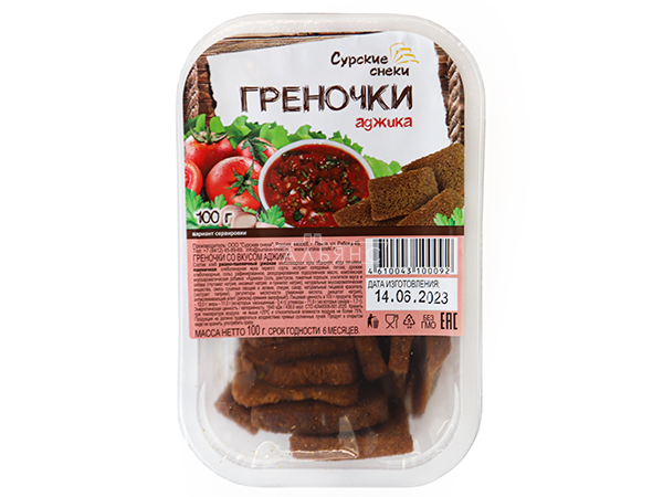 Сурские гренки с Аджикой (100 гр) в Мурманске