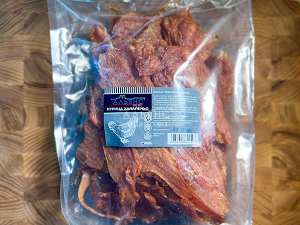 Мясо (АЛЬЯНС) вяленое курица 500гр "С халапеньо" в Мурманске