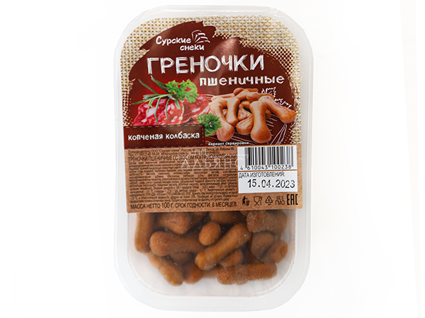 Сурские (ПШЕНИЧНЫЕ) Копченая колбаска (100 гр) в Мурманске
