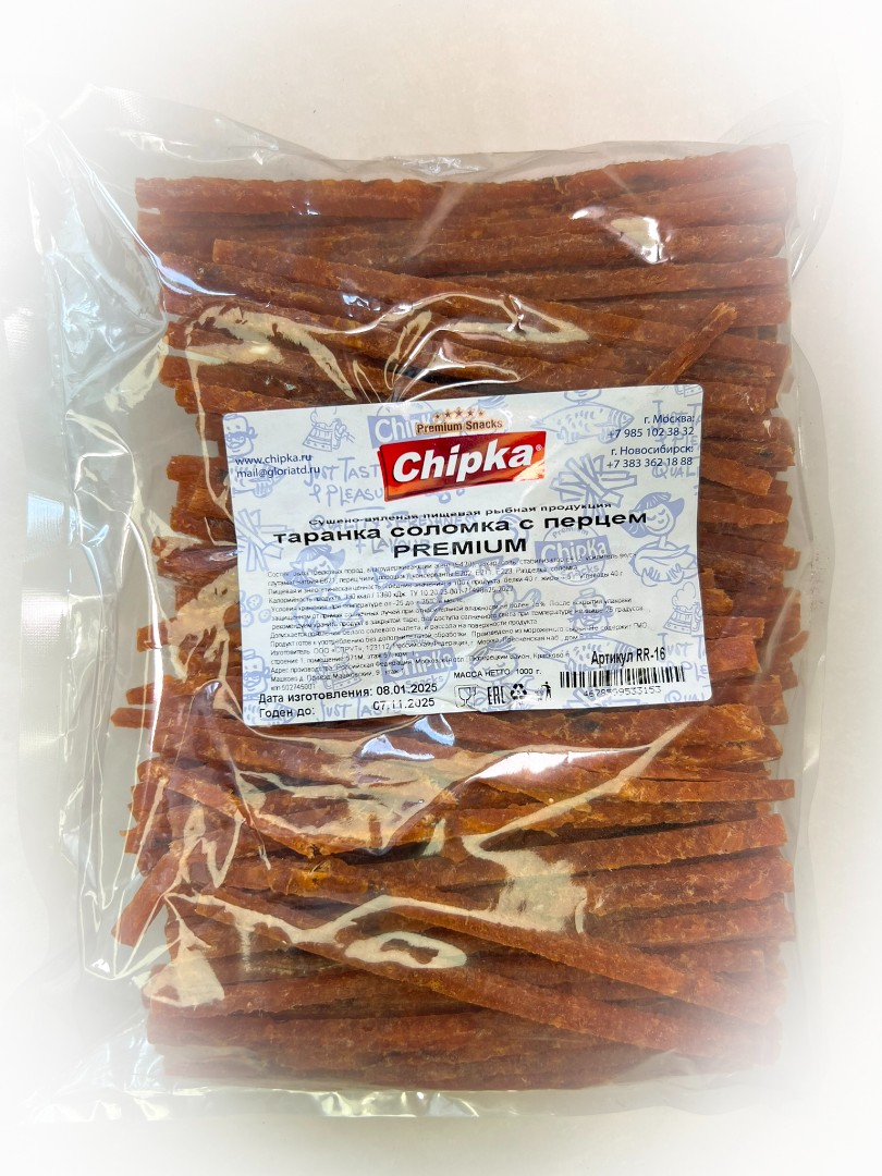 Таранка с перцем (соломка) (Chipka ПРЕМИУМ) в Мурманске