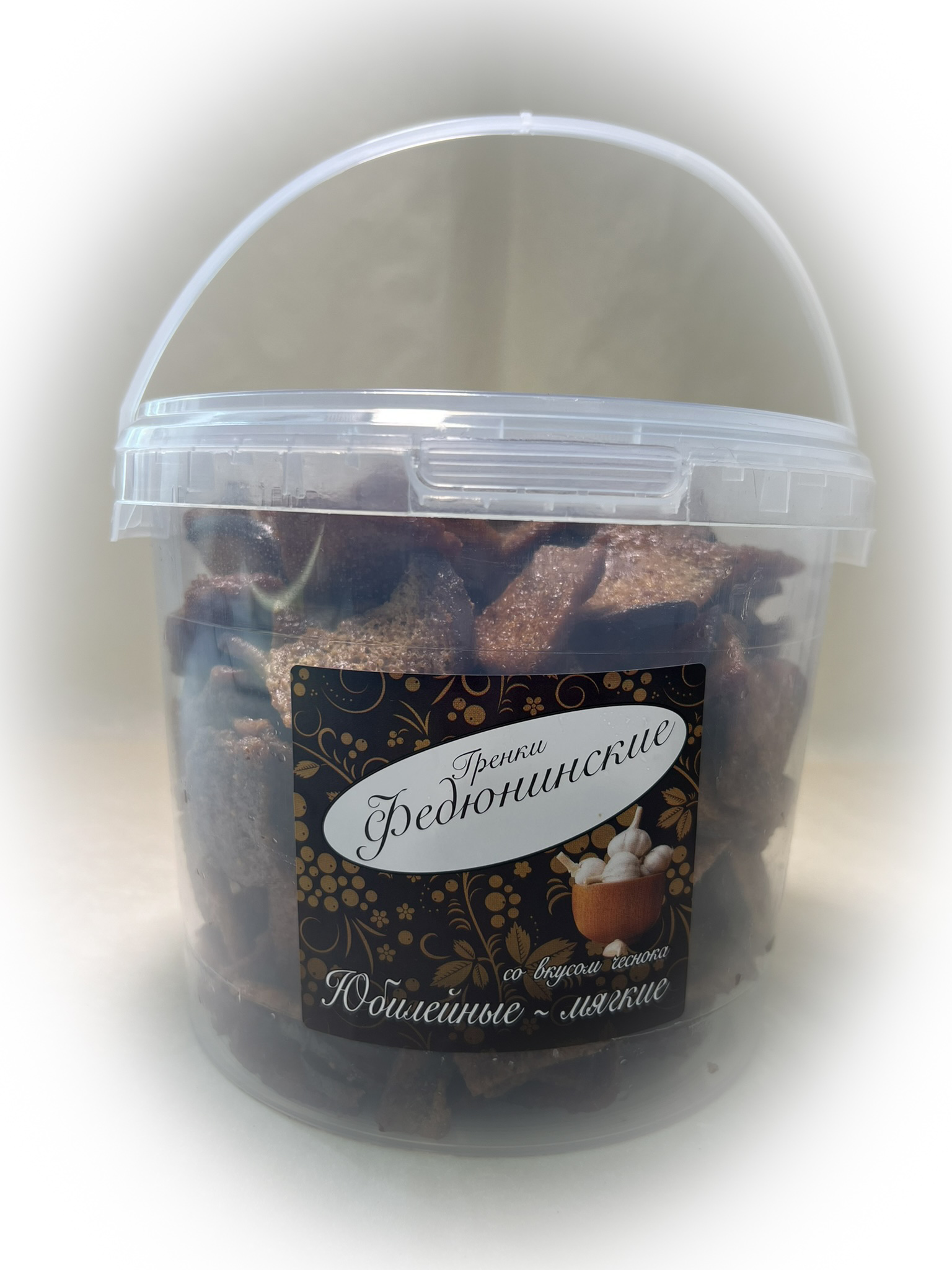 Гренки "ФЕДЮНИНСКИЕ" "Чеснок" (ведро 900 гр.) в Мурманске