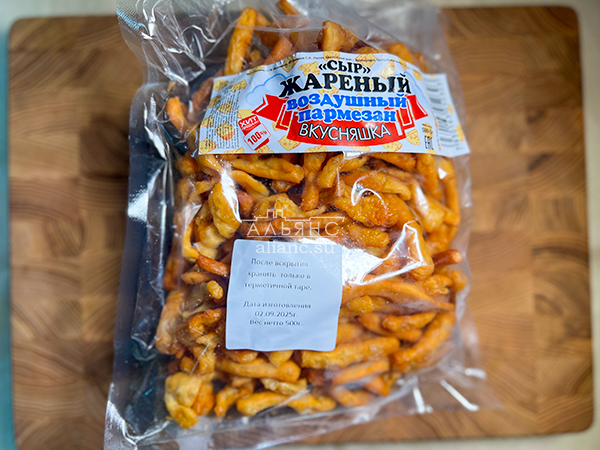 Жареный сыр "ВКУСНЯШКА" со вкусом пармезан (500 гр) в Мурманске