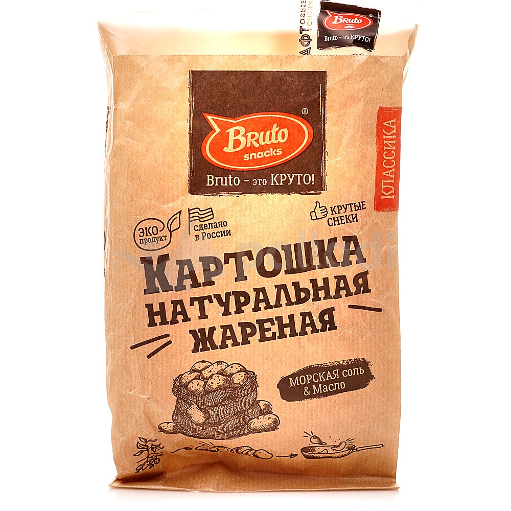 Картофель «Бруто» с солью 70 гр. в Мурманске