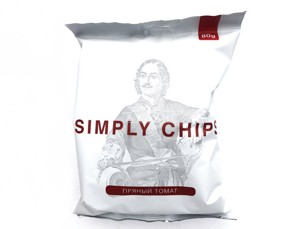 Картофельные чипсы "Simple chips" Пряный томат 80 гр. в Мурманске
